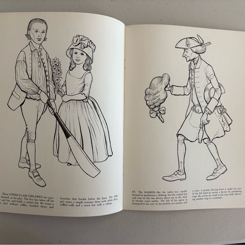 Two Historical Coloring Books - Picture 5 of 14